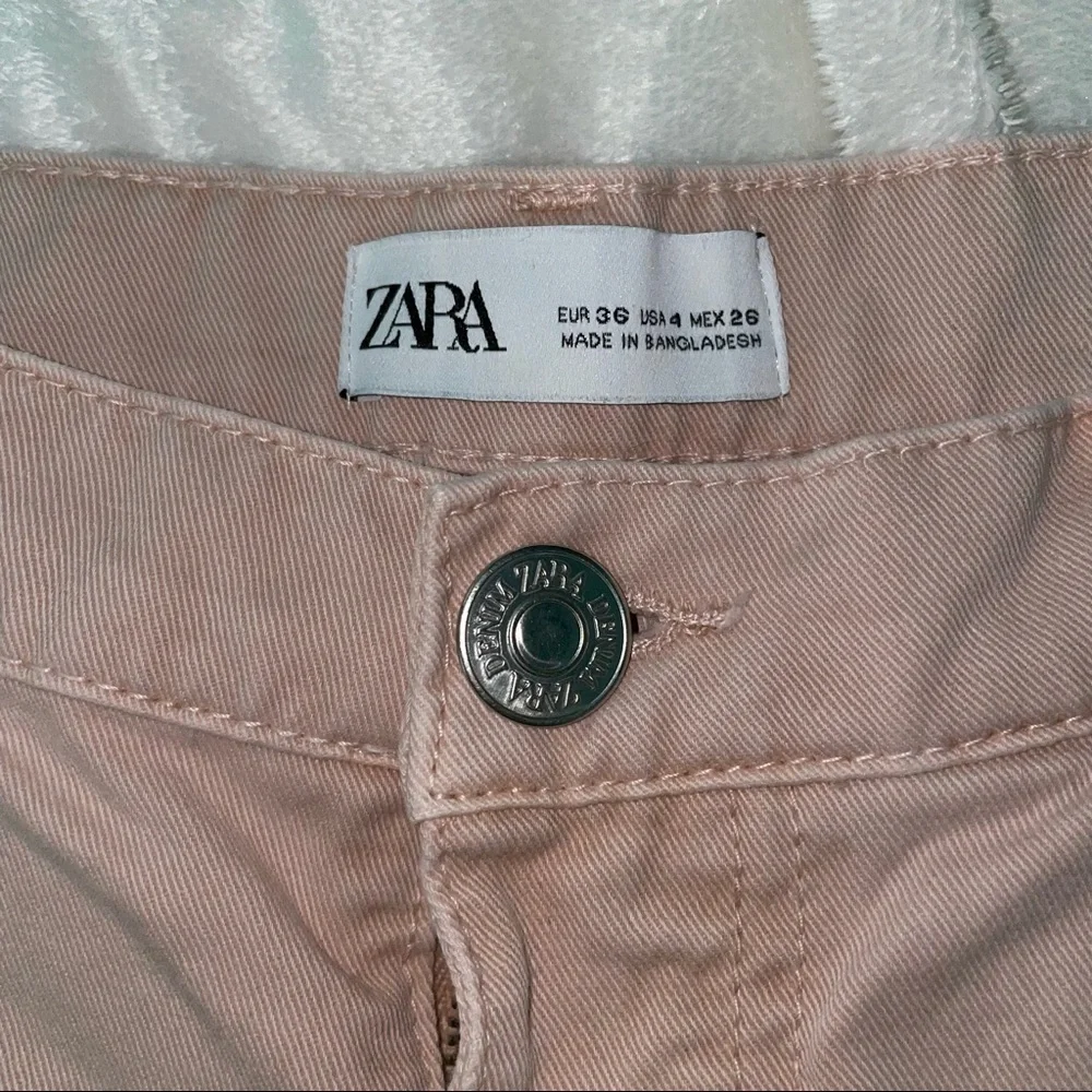 Zara Pink Carpenter/Cargo Pants - Picture 2 of 4